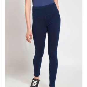 Denim leggings color indigo